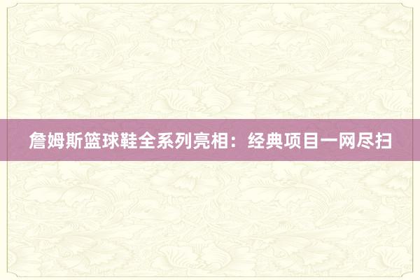 詹姆斯篮球鞋全系列亮相：经典项目一网尽扫